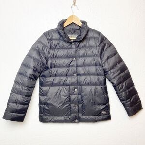 Eddie Bauer down puffer jacket womens small black